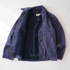 画像2: 〜70's US NAVY COTTON SATEEN UTILITY JACKET 【Size : 36R】 (2)