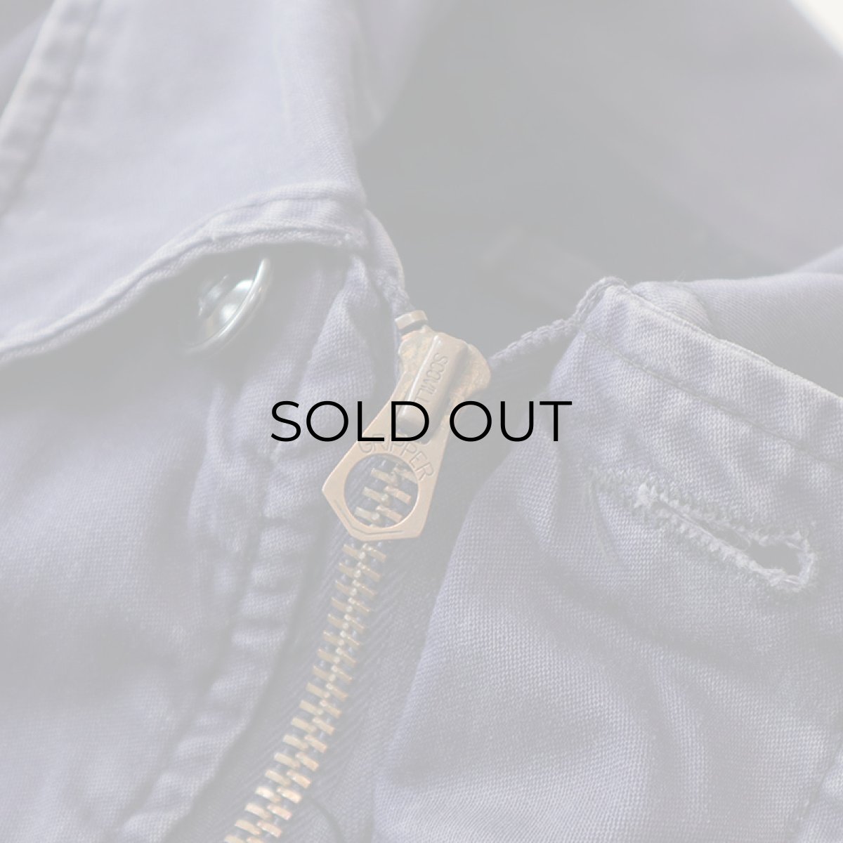 画像8: 〜70's US NAVY COTTON SATEEN UTILITY JACKET 【Size : 36R】 (8)