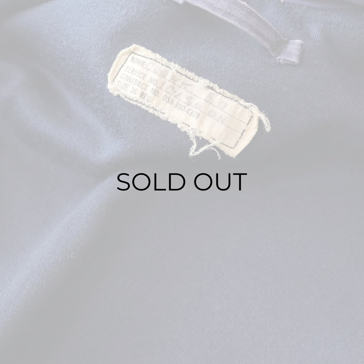 画像6: 〜70's US NAVY COTTON SATEEN UTILITY JACKET 【Size : 36R】 (6)