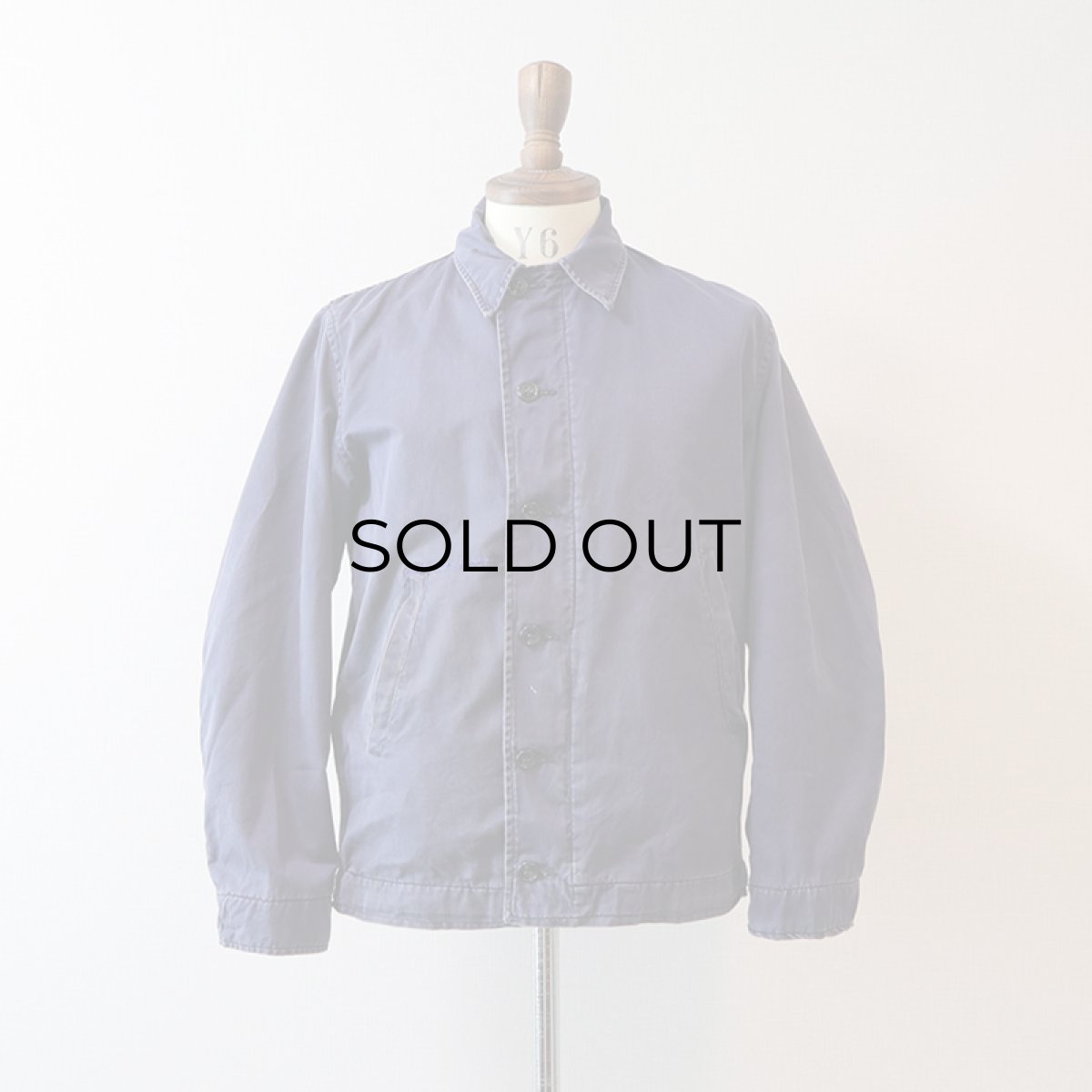 画像13: 〜70's US NAVY COTTON SATEEN UTILITY JACKET 【Size : 36R】 (13)