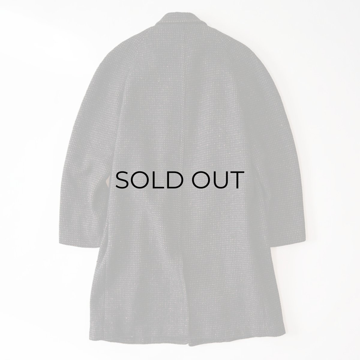 画像5: 50's BOTANY WOOL TWEED CHECK OVER COAT with WOOL LINER (5)