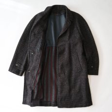 画像4: 50's BOTANY WOOL TWEED CHECK OVER COAT with WOOL LINER (4)