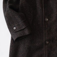 画像7: 50's BOTANY WOOL TWEED CHECK OVER COAT with WOOL LINER (7)