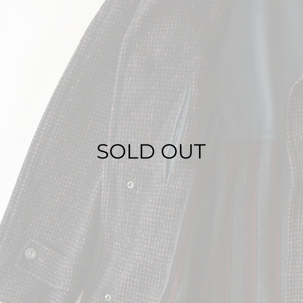 画像9: 50's BOTANY WOOL TWEED CHECK OVER COAT with WOOL LINER (9)