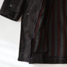 画像10: 50's BOTANY WOOL TWEED CHECK OVER COAT with WOOL LINER (10)