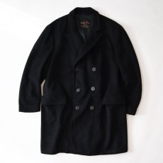 画像2: 50's Sears WOOL W-BREASTED CHESTERFIELD COAT (2)