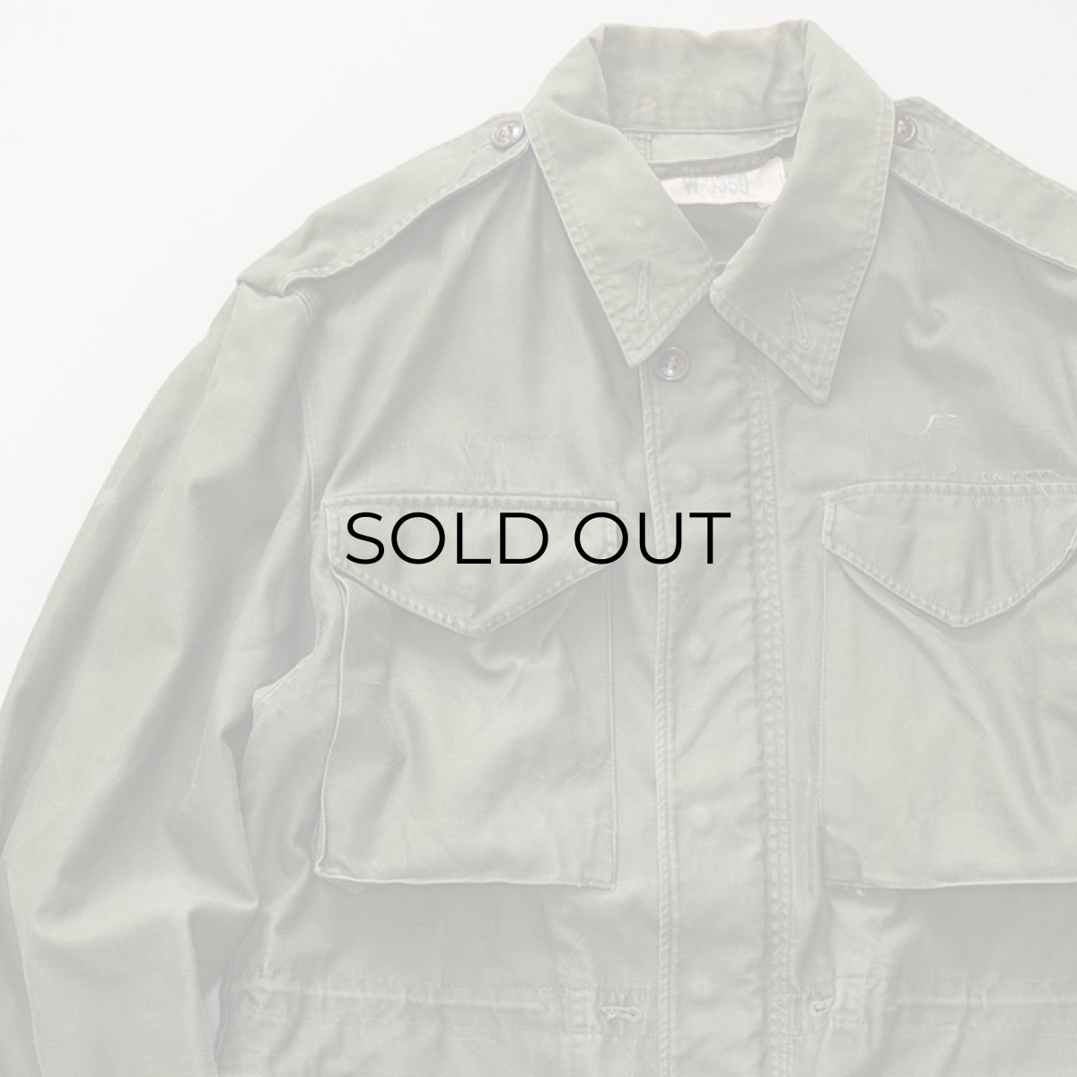 画像4: 50's US ARMY M-51 COTTON SATEEN FIELD JACKET 【SHORT-SMALL】 (4)