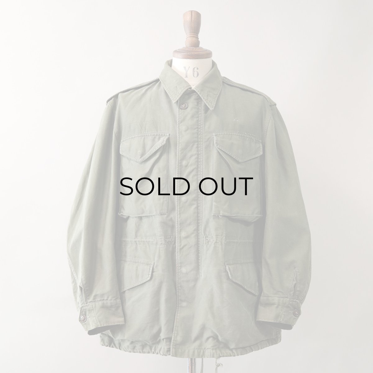 画像17: 50's US ARMY M-51 COTTON SATEEN FIELD JACKET 【SHORT-SMALL】 (17)