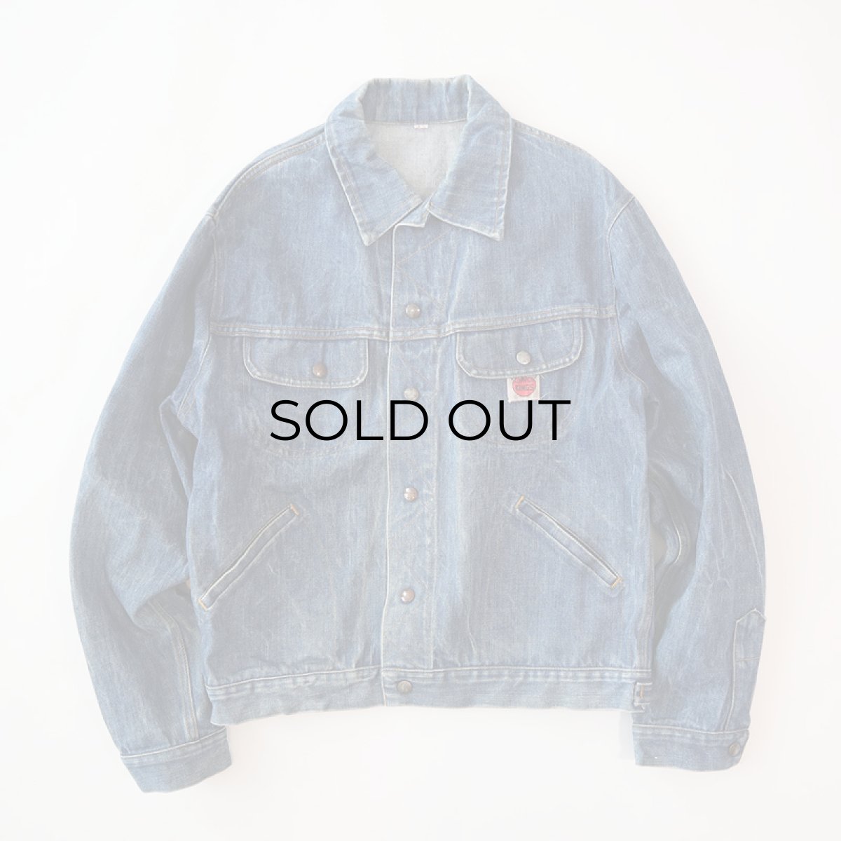 画像1: 〜70's The Great Western Garment COTTON DENIM 4P TRUCKER JACKET (1)