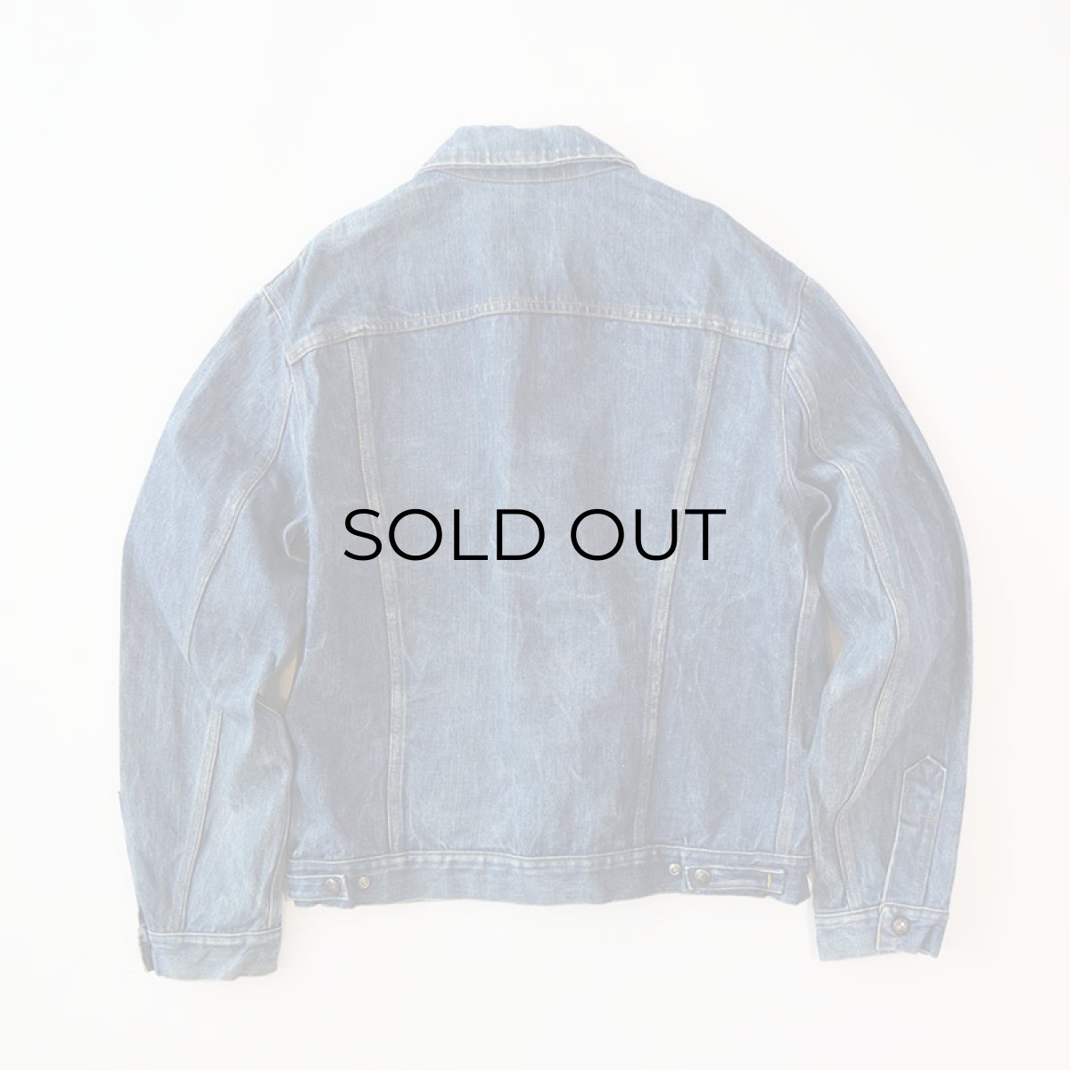画像3: 〜70's The Great Western Garment COTTON DENIM 4P TRUCKER JACKET (3)