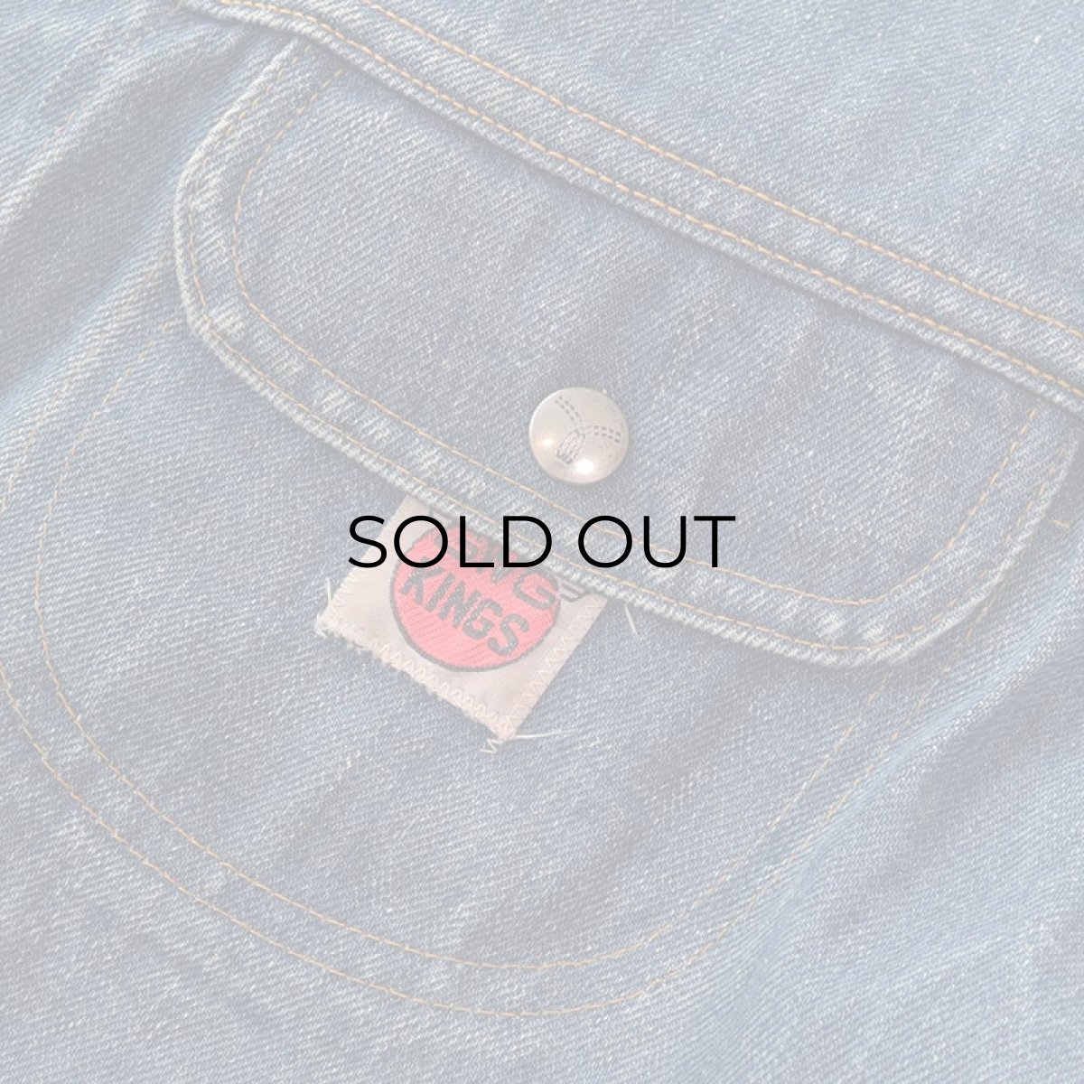 画像6: 〜70's The Great Western Garment COTTON DENIM 4P TRUCKER JACKET (6)