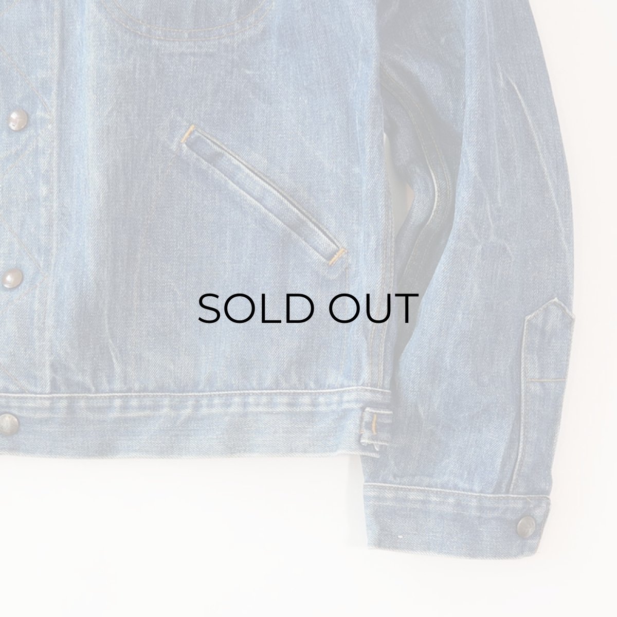 画像5: 〜70's The Great Western Garment COTTON DENIM 4P TRUCKER JACKET (5)