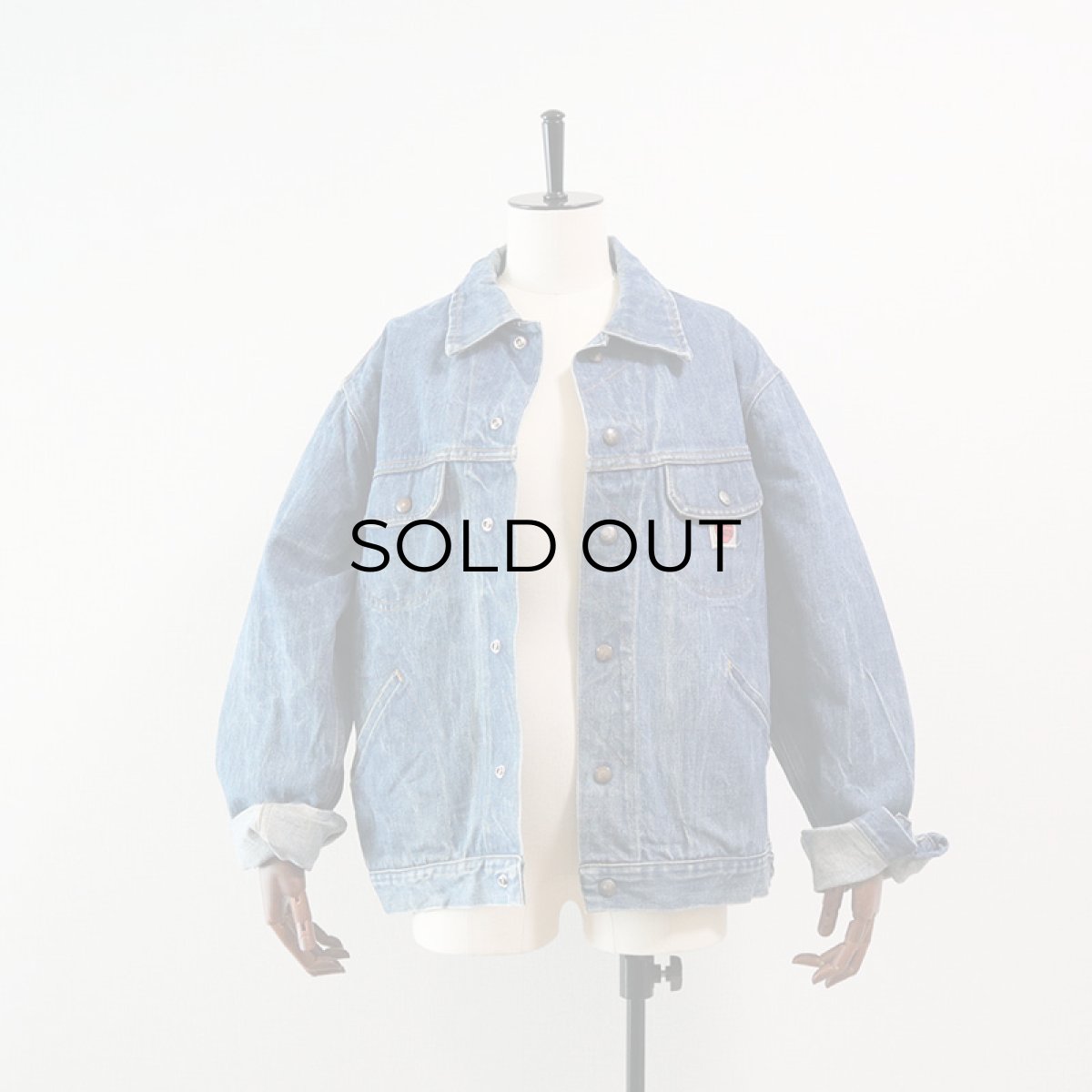 画像9: 〜70's The Great Western Garment COTTON DENIM 4P TRUCKER JACKET (9)