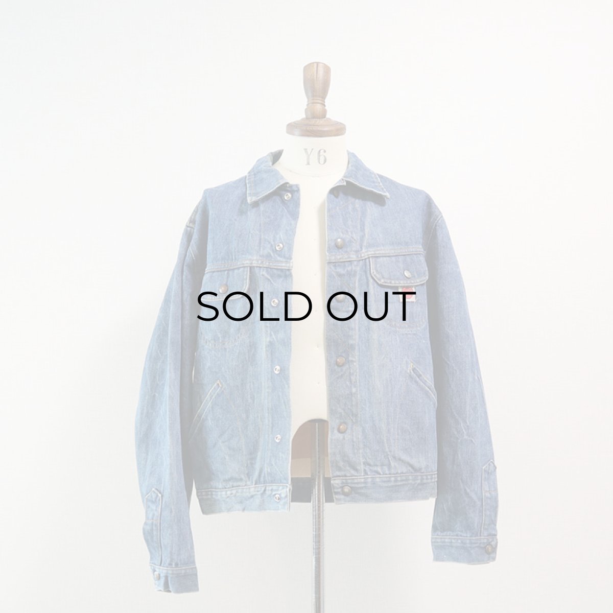 画像8: 〜70's The Great Western Garment COTTON DENIM 4P TRUCKER JACKET (8)