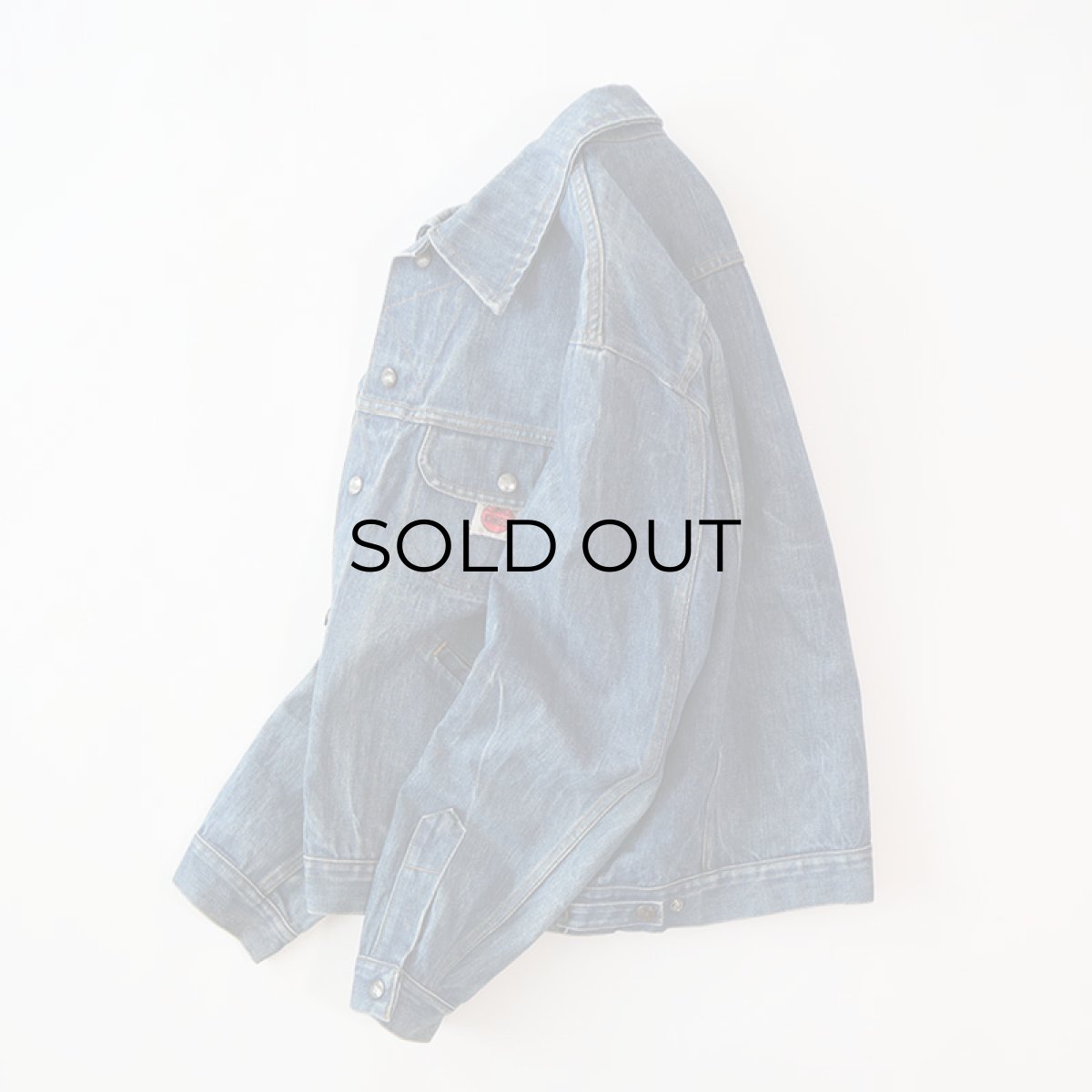 画像2: 〜70's The Great Western Garment COTTON DENIM 4P TRUCKER JACKET (2)