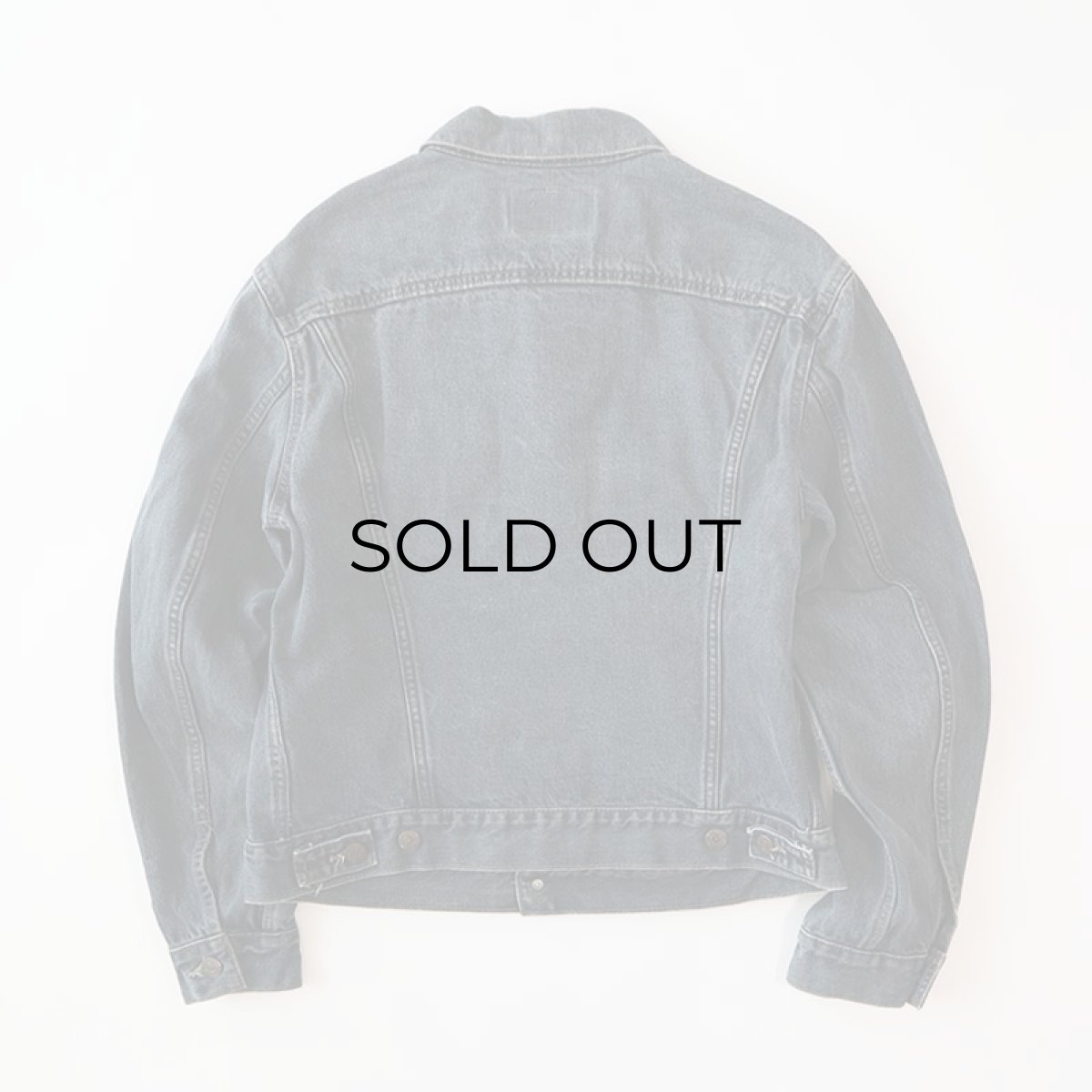 画像3: 〜90's Levi's 70506 OVER DYED DENIM 4P TRUCKER JACKET (3)