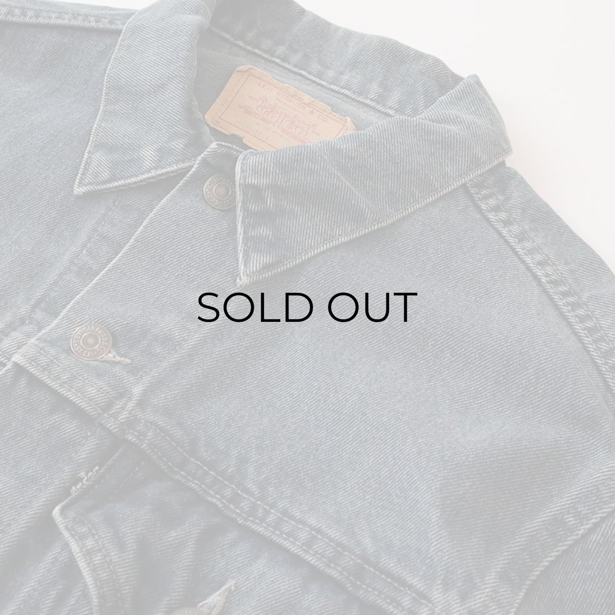 画像4: 〜90's Levi's 70506 OVER DYED DENIM 4P TRUCKER JACKET (4)