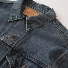 画像4: 〜90's Levi's 70506 OVER DYED DENIM 4P TRUCKER JACKET (4)