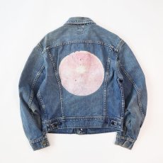 画像3: 〜80's Lee 220J DENIM TRUCKER JACKET with BACK PRINT (3)