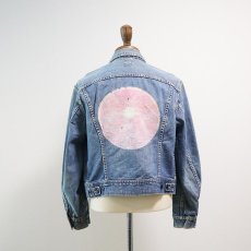 画像10: 〜80's Lee 220J DENIM TRUCKER JACKET with BACK PRINT (10)