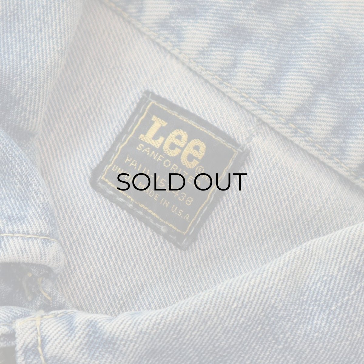 画像7: 〜80's Lee 220J DENIM TRUCKER JACKET with BACK PRINT (7)