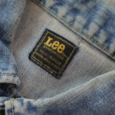 画像7: 〜80's Lee 220J DENIM TRUCKER JACKET with BACK PRINT (7)