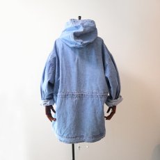 画像15: 80's CORNICHE DENIM HOODED OVER SIZE JACKET (15)