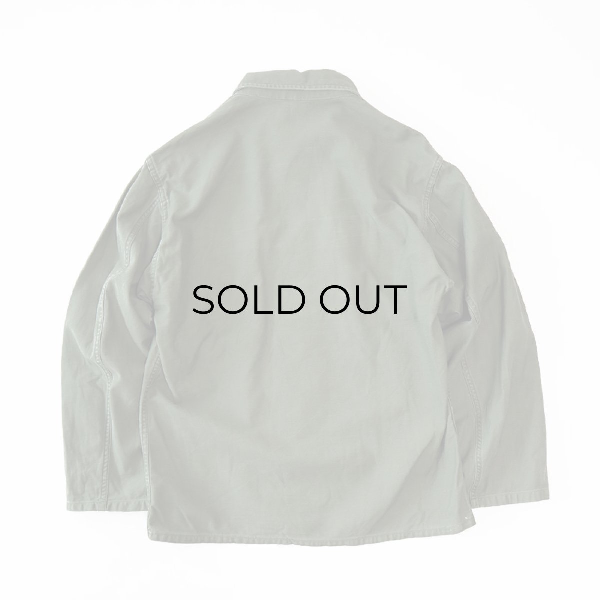 画像3: 60's US ARMY COTTON SATEEN UTILITY SHIRT JACKET (3)