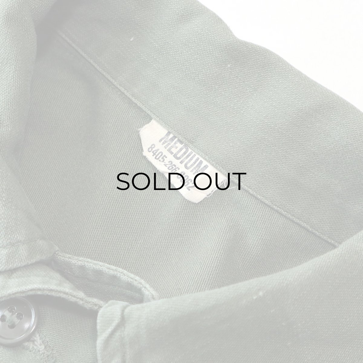 画像6: 60's US ARMY COTTON SATEEN UTILITY SHIRT JACKET (6)