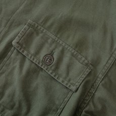 画像9: 60's US ARMY COTTON SATEEN UTILITY SHIRT JACKET (9)