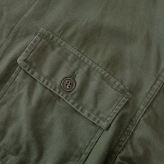画像9: 60's US ARMY COTTON SATEEN UTILITY SHIRT JACKET (9)