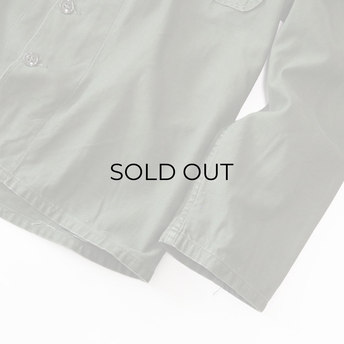 画像5: 60's US ARMY COTTON SATEEN UTILITY SHIRT JACKET (5)