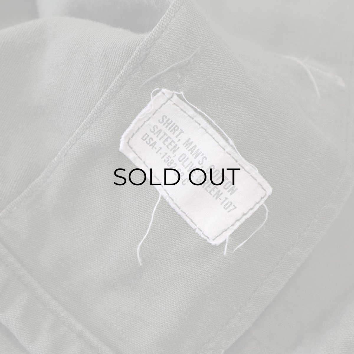 画像7: 60's US ARMY COTTON SATEEN UTILITY SHIRT JACKET (7)