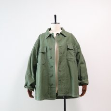 画像11: 60's US ARMY COTTON SATEEN UTILITY SHIRT JACKET (11)