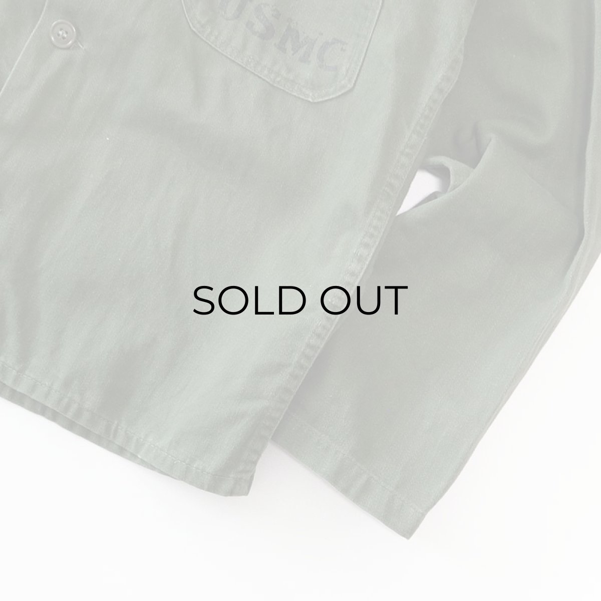 画像5: 50's US MARINE CORPS COTTON SATEEN UTILITY SHIRT JACKET (5)