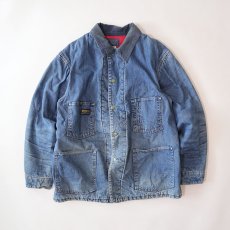 画像1: 80's OSH KOSH B'GOSH DENIM QUILTED LINING CHORE JACKET (1)