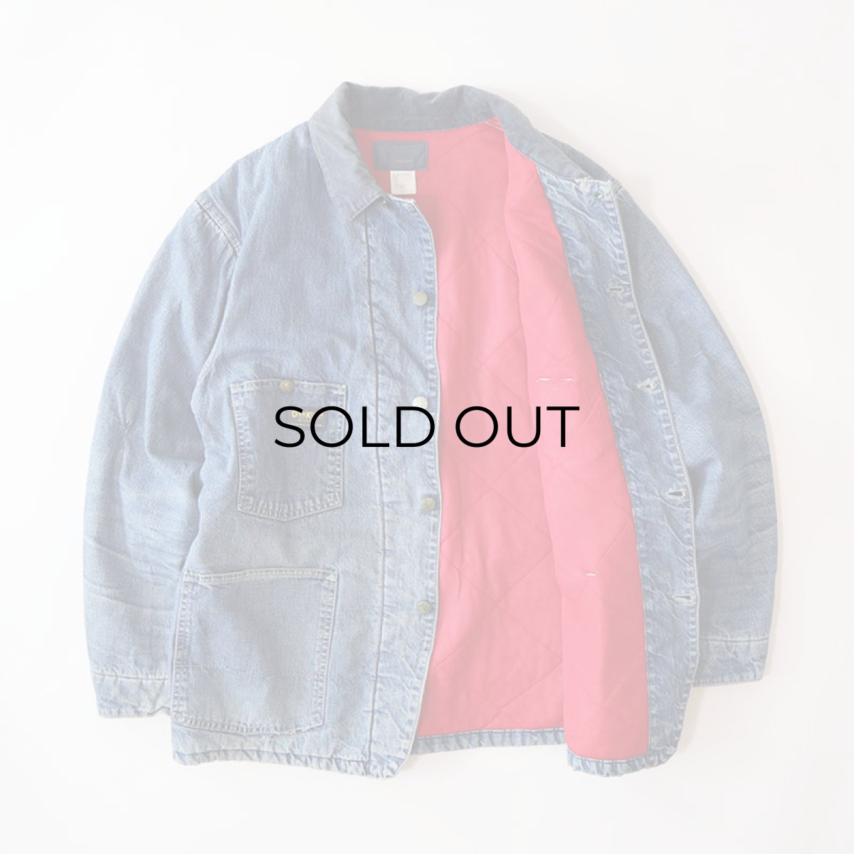 画像2: 80's OSH KOSH B'GOSH DENIM QUILTED LINING CHORE JACKET (2)