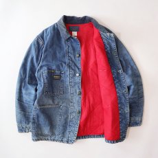 画像2: 80's OSH KOSH B'GOSH DENIM QUILTED LINING CHORE JACKET (2)