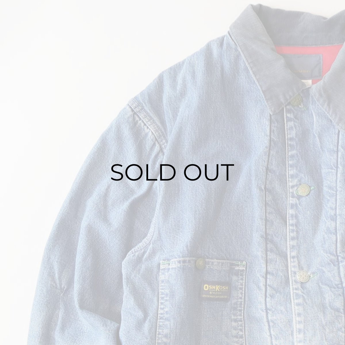 画像4: 80's OSH KOSH B'GOSH DENIM QUILTED LINING CHORE JACKET (4)