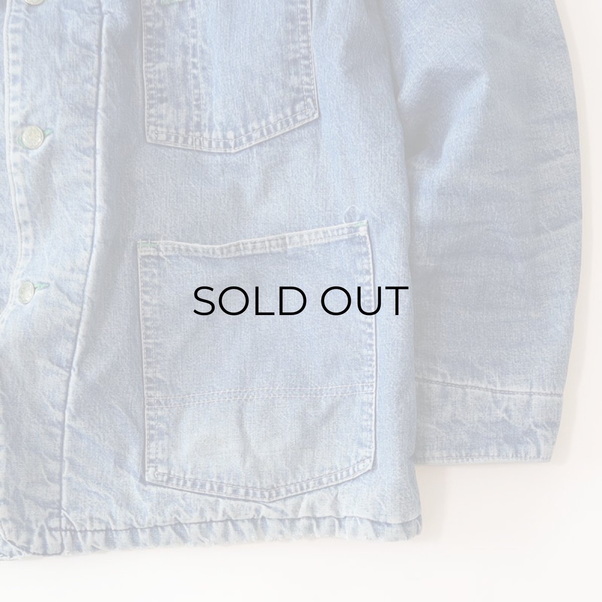 画像5: 80's OSH KOSH B'GOSH DENIM QUILTED LINING CHORE JACKET (5)