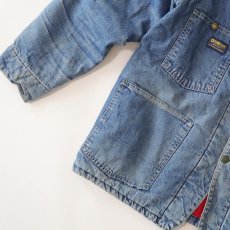 画像6: 80's OSH KOSH B'GOSH DENIM QUILTED LINING CHORE JACKET (6)