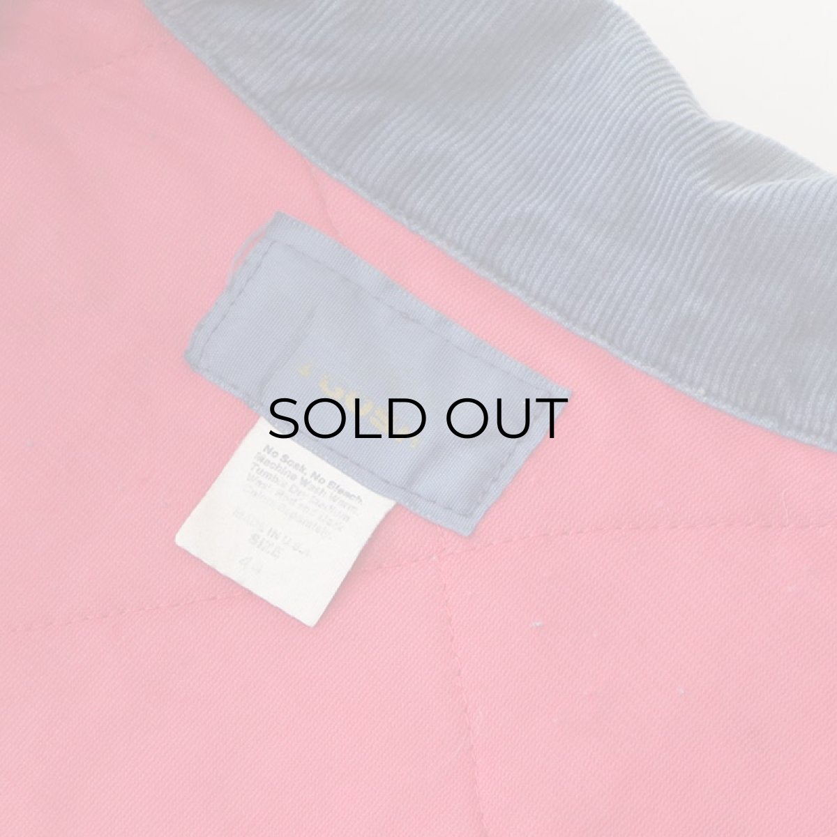 画像8: 80's OSH KOSH B'GOSH DENIM QUILTED LINING CHORE JACKET (8)