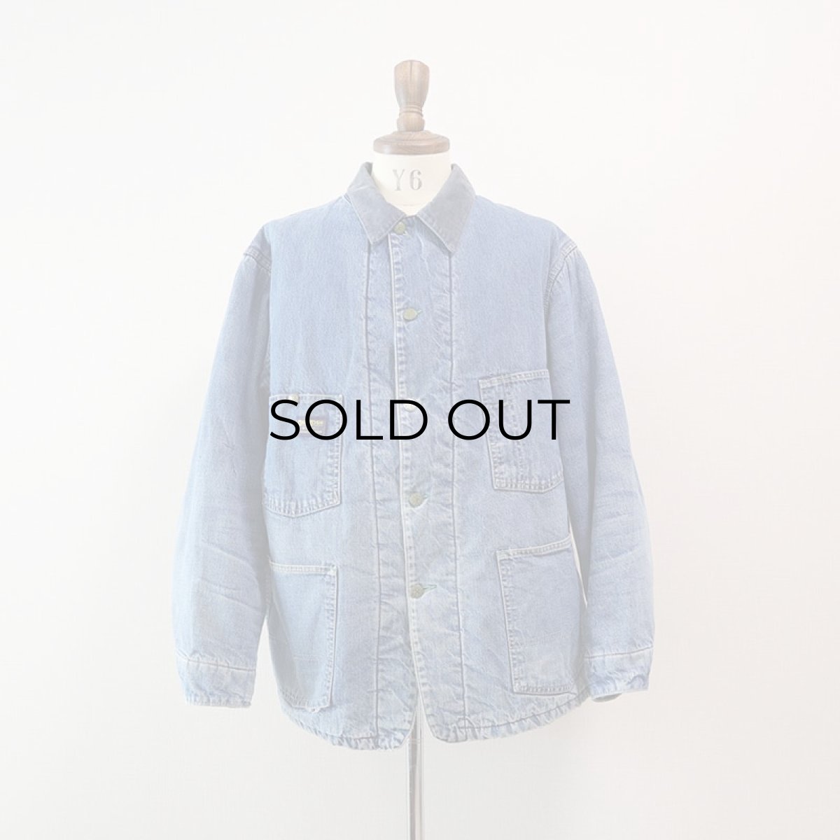 画像17: 80's OSH KOSH B'GOSH DENIM QUILTED LINING CHORE JACKET (17)