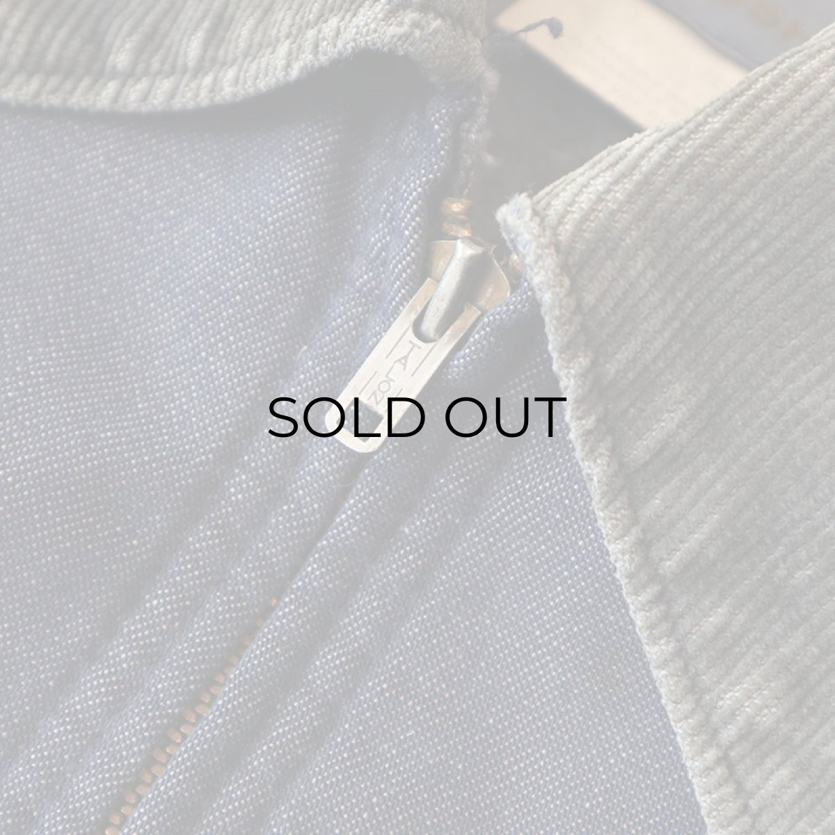 画像8: 70's OSH KOSH B'GOSH DENIM BLANKET LINING ZIP WORK JACKET (8)