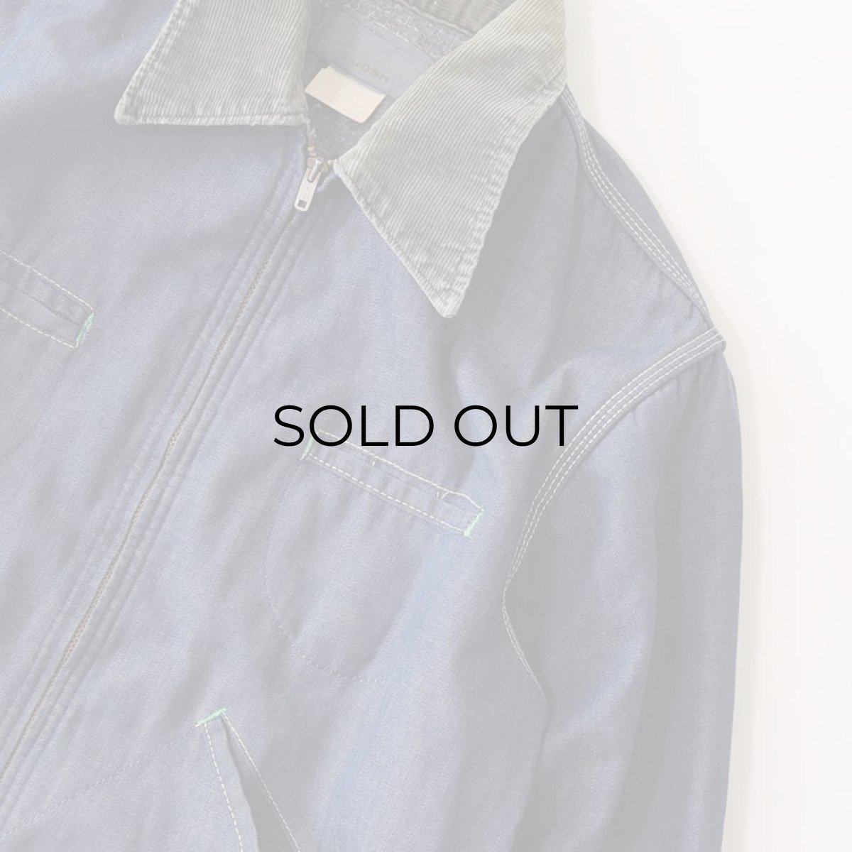 画像4: 70's OSH KOSH B'GOSH DENIM BLANKET LINING ZIP WORK JACKET (4)