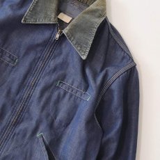 画像4: 70's OSH KOSH B'GOSH DENIM BLANKET LINING ZIP WORK JACKET (4)