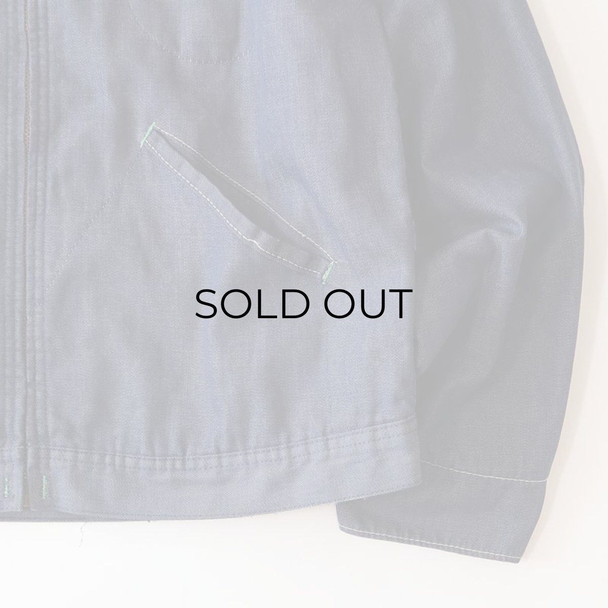 画像5: 70's OSH KOSH B'GOSH DENIM BLANKET LINING ZIP WORK JACKET (5)