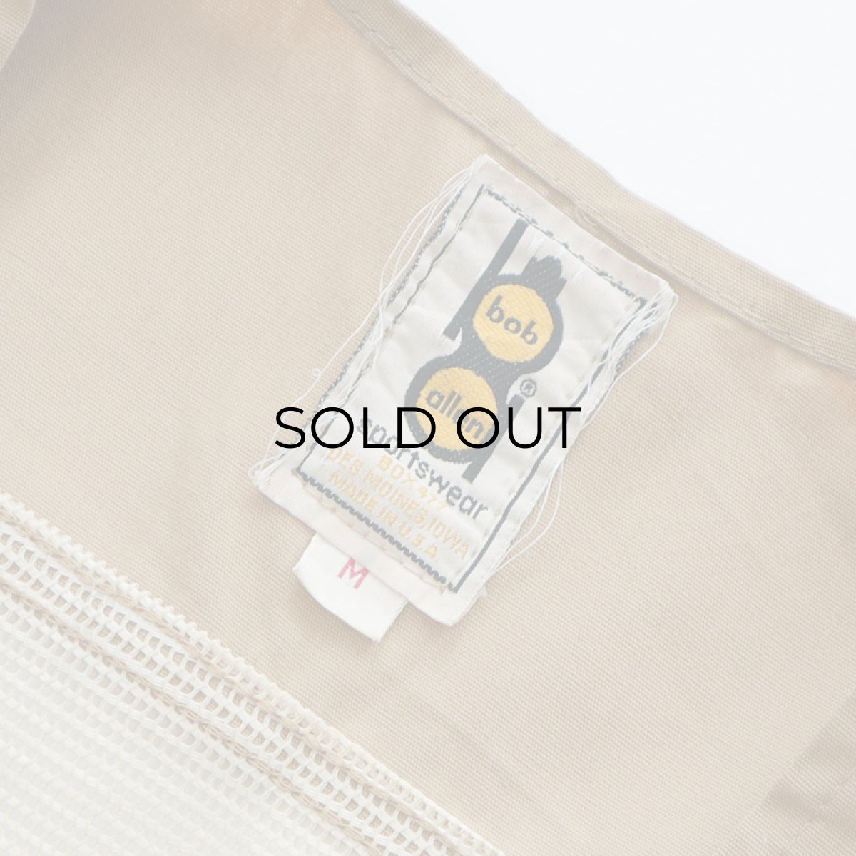 画像8: 60's bob allen MESH BACK SHOOTING VEST (8)