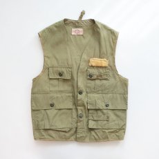 画像1: 80's SAFTBAK COTTON NYLON FISHING VEST (1)