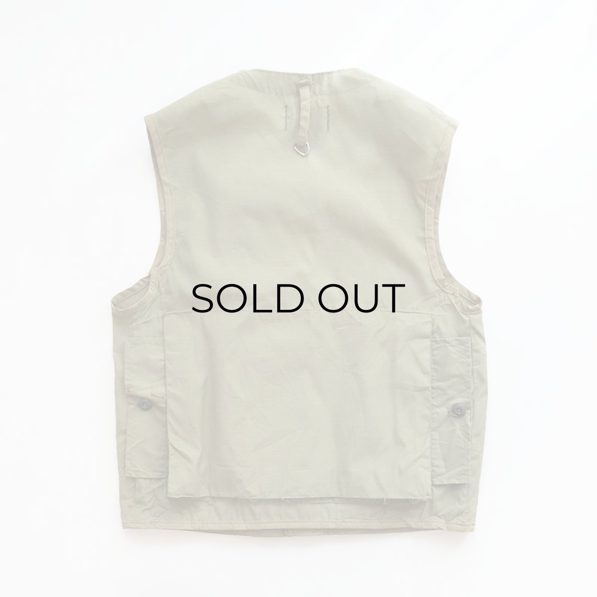 画像3: 80's SAFTBAK COTTON NYLON FISHING VEST (3)